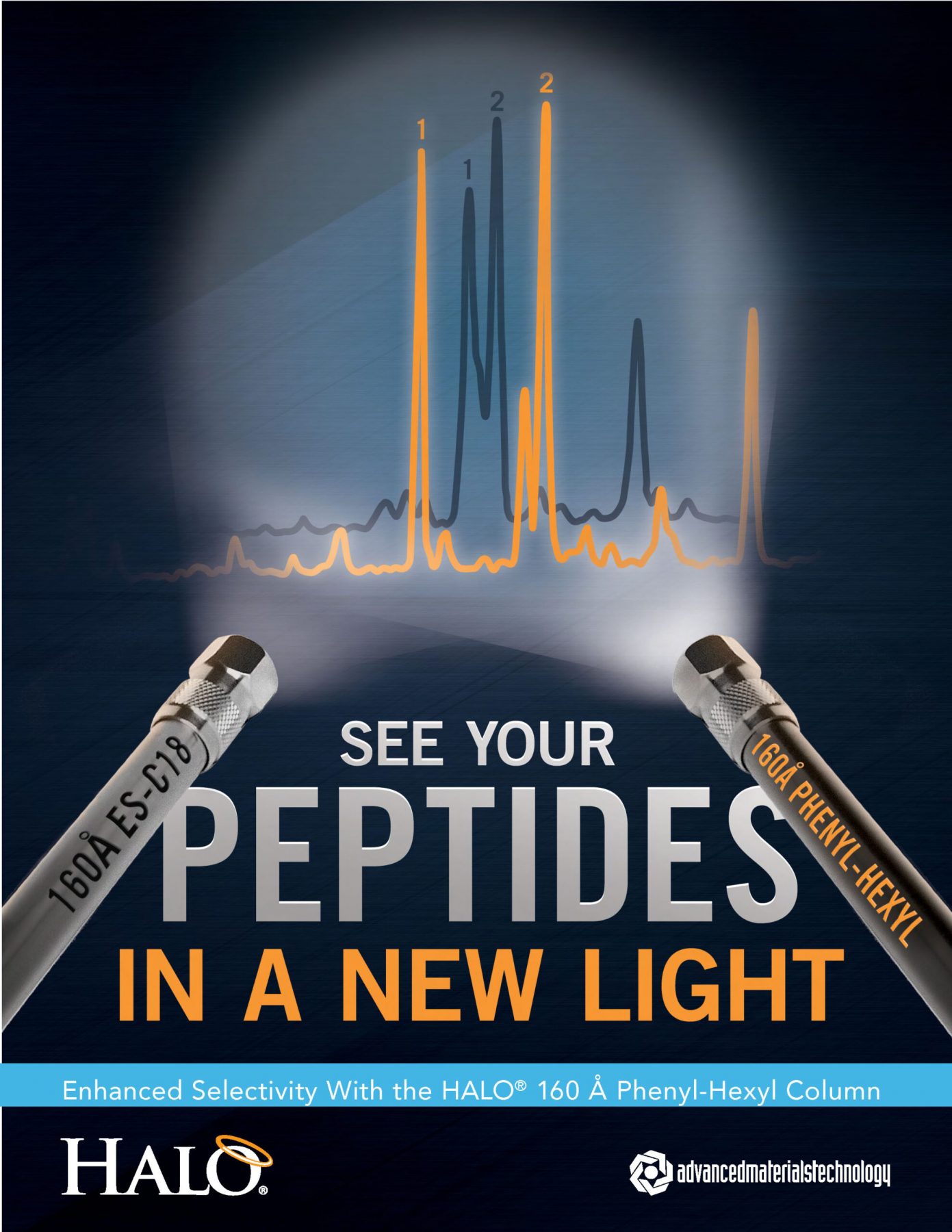 see your peptides in a new light with halo phenyl hexyl column